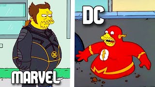 All Marvel, DC &amp; Superhero moments on The Simpsons