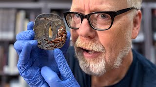 Adam Savage Marvels Over Centuries-Old Samurai Sword Tsuba! (at @metmuseum )