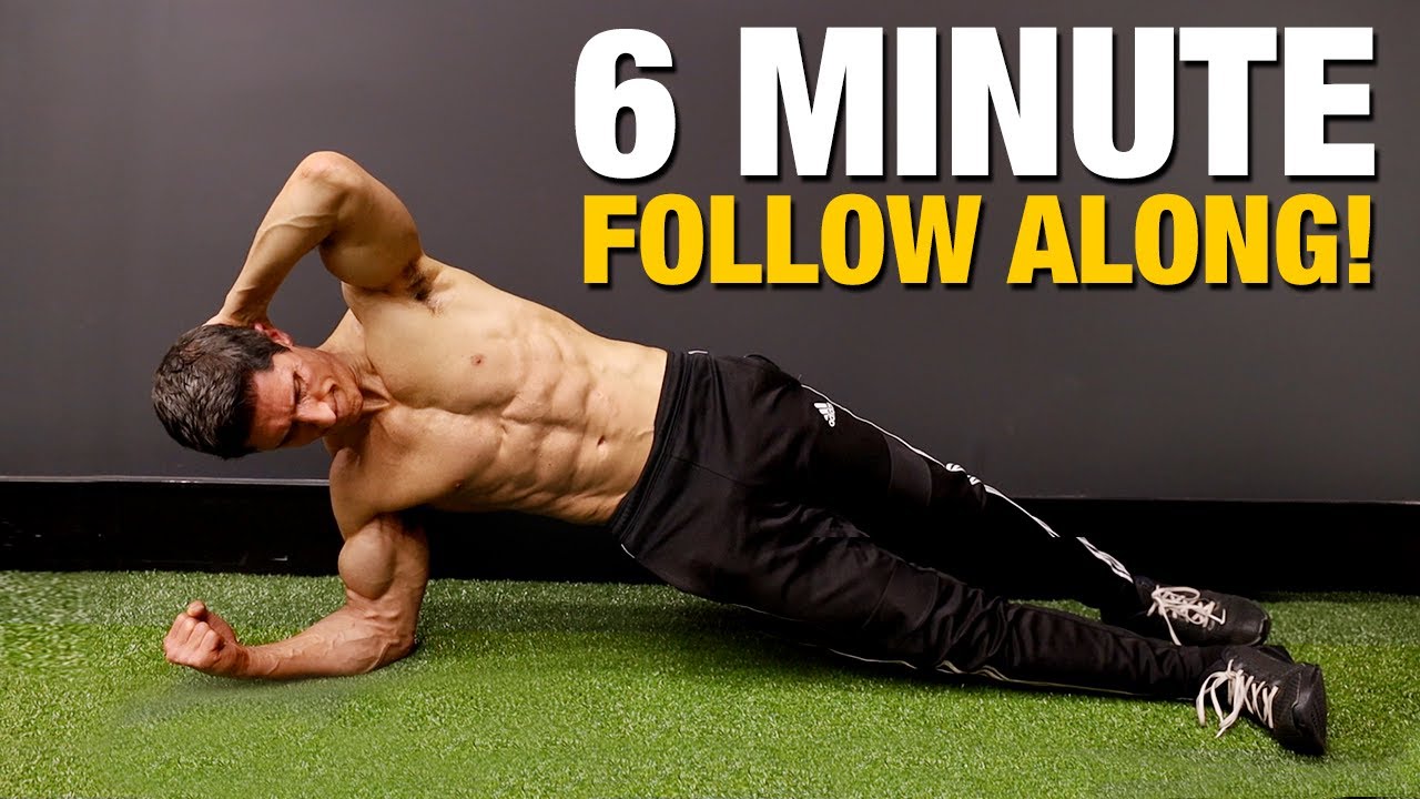 6 Pack Abs Workout | Just 6 Minutes!! (FOLLOW ALONG) thumnail