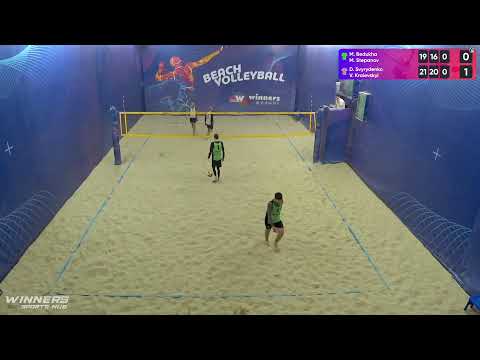 12:15 M. Bedukha / M. Stepanov - D. Svyrydenko / V. Kraievskyi 12.03.2023 | Winners Beach Volleyball