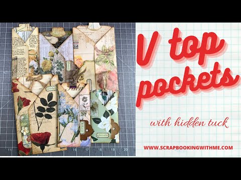 SCRAP BUSTER - EASY POCKETS WITH HIDDEN TUCKS ~ #msscrapbusters
