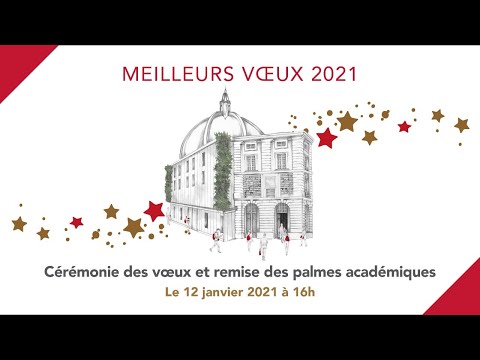 Cérémonie des vœux de l’École Pratique des Hautes Études et remise des palmes académiques