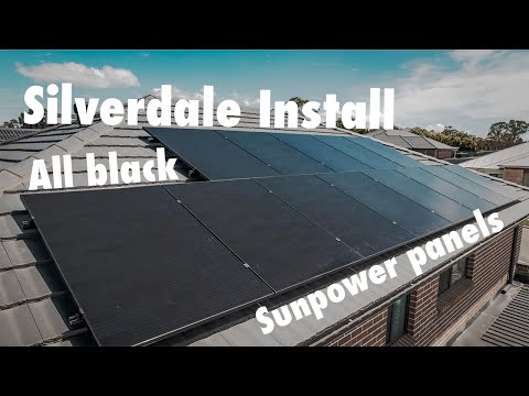 Sunpower's performance 3 panels  Premium solar install - Silverdale NSW