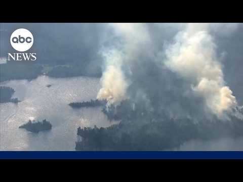 Toxic wildfire smoke threatens millions
