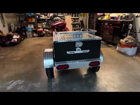 Lumina XL pull behind motorcycle trailer first impression