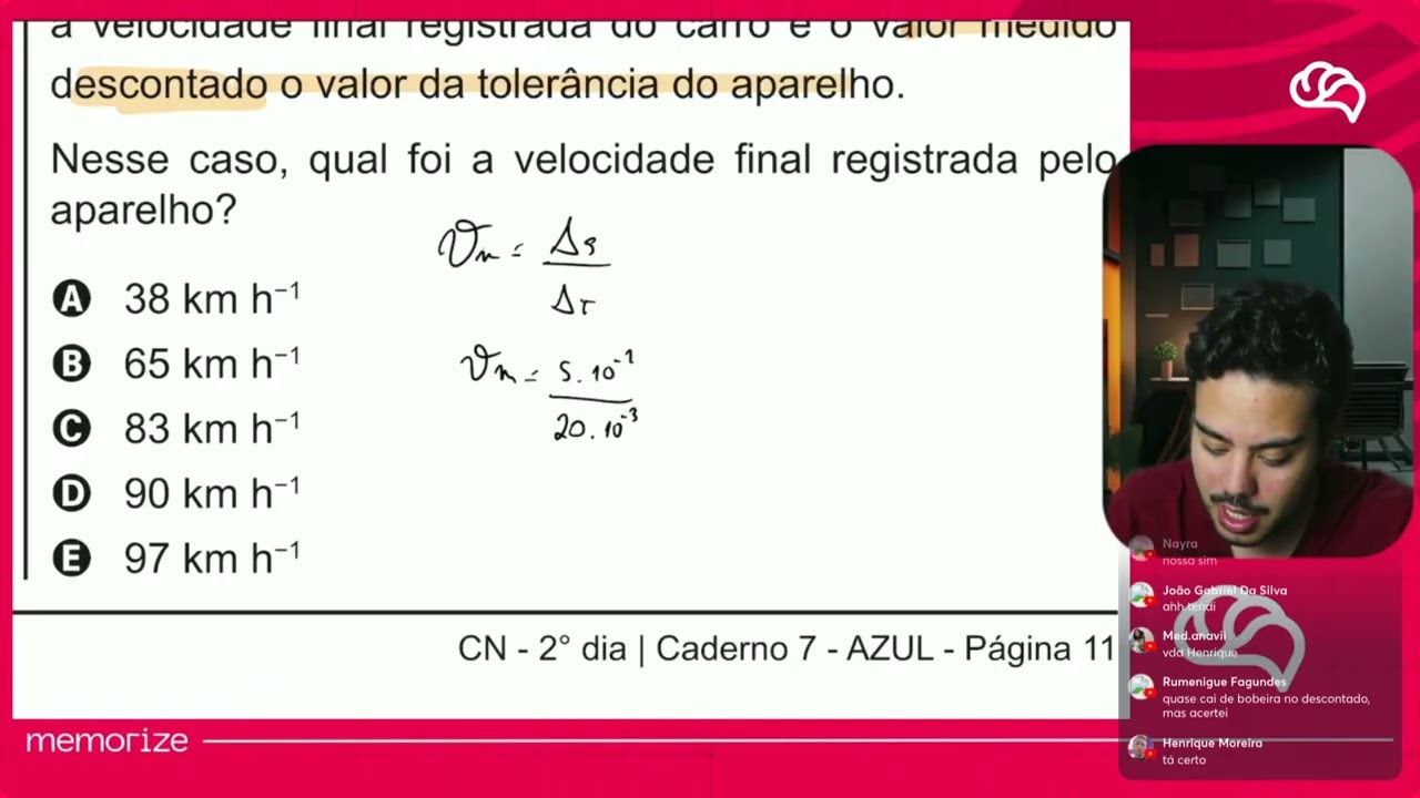Resolução em Vídeo — Questão 129 ENEM 2020 PPL