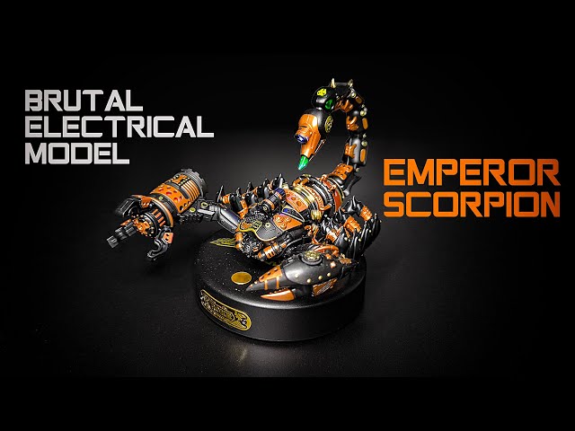 Vídeo relacionado con ROKR Puzzle 3D Escorpión Metal y ABS Maquetas para Construir Adultos Rompecabezas de Escarabajo Regalo Cyberpunk Insectos (MI01)