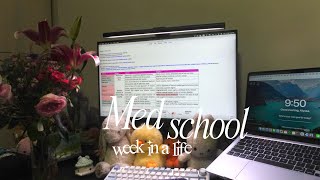 med school study vlog | peak productive week at uni, gynaecology & psychiatry, chinese new year 🧧🍊