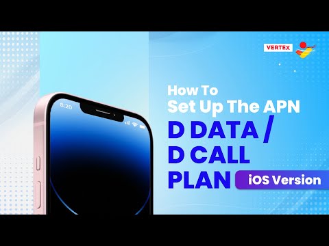 TUTORIAL : HOW TO SET UP THE APN D DATA / D CALL PLAN | iOS VERSION