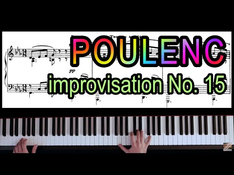 Poulenc - Improvisation n° 15 [Hommage à Édith Piaf]
