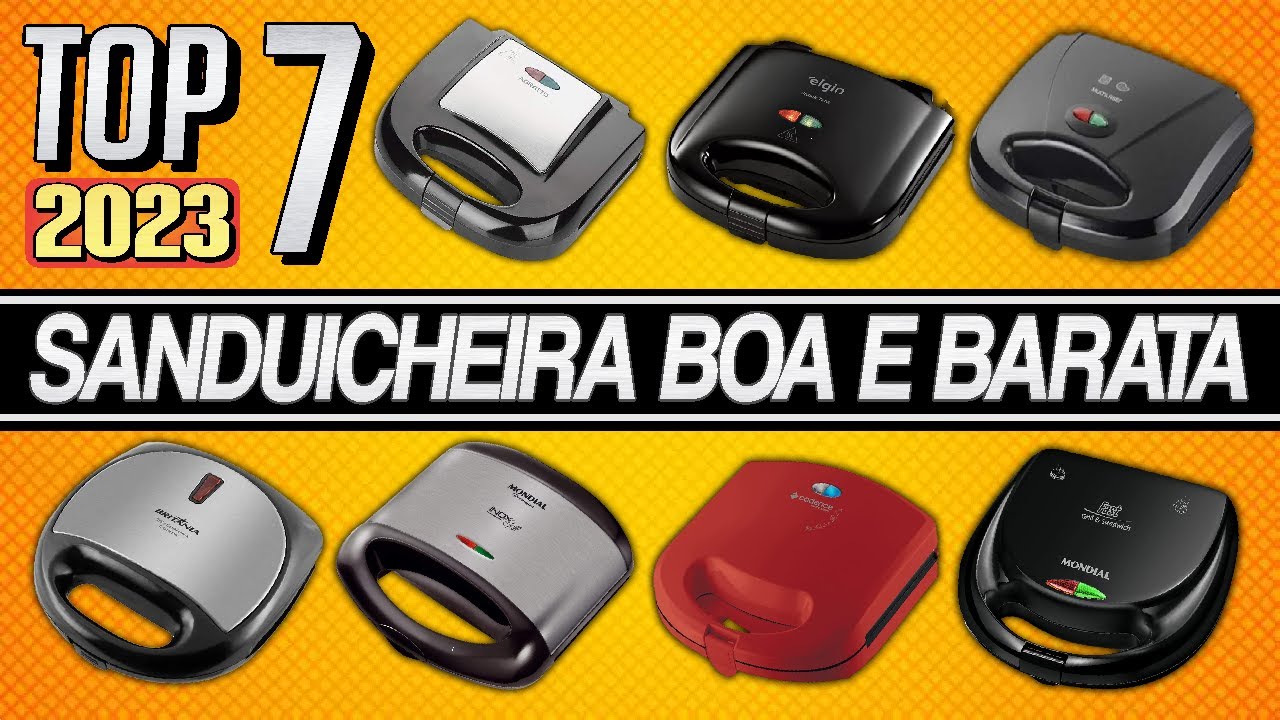 Qual SANDUICHEIRA COMPRAR em 2023? Comparativo das 7 MELHORES!