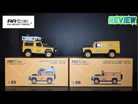 Feature Image thumbnail for the video blog So Good!  AR Box (Almost Real) 1/64 - Land Rover Defender 90 @ 110 - Camel Trophy 1985 - REVIEW by  booster_diecast