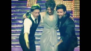 hritik ,SRK and Priyanka Danse. Ритик Шах и Приянка вместе танцуют и дурачатся.