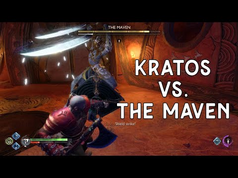 God of War Ragnarök: Defeating the Maven. (This is one tough librarian.) PS5