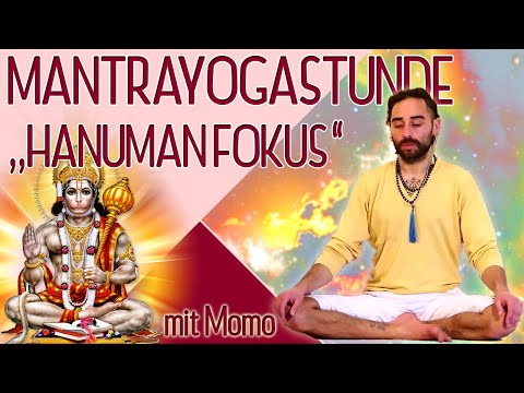 Mantrayogastunde mit Fokus auf Hanuman mit Momo - Yoga Vidya Mittelstufe Live 16:15 Uhr 27.04.21