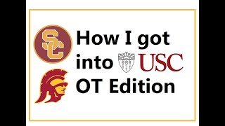 OT Rex - Advice on Getting into an OT Graduate Program (Masters Entry Level)
