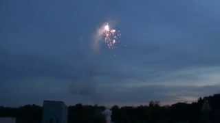 preview picture of video 'Kellner's Fireworks - 3 inch mine shell product testing'