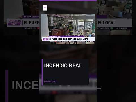 Bar Blackford en Rosario sufre incendio de cocina