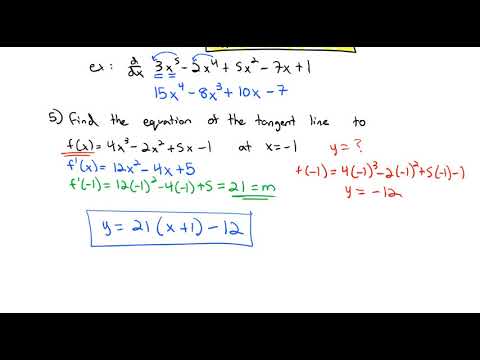 3.3 Differentiation Rules