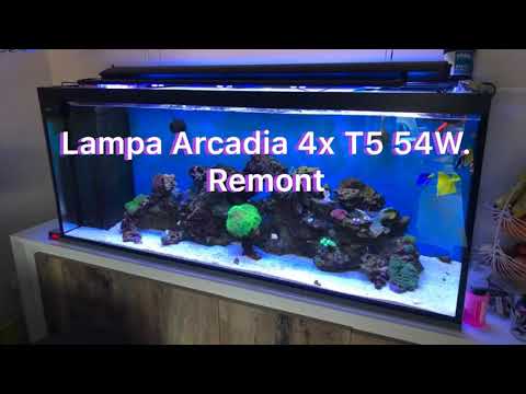 012 Akwarium Morskie 500L - Arcadia 4x54W, remont uzywanej lampy kupionej za przyslowiowe grosze.