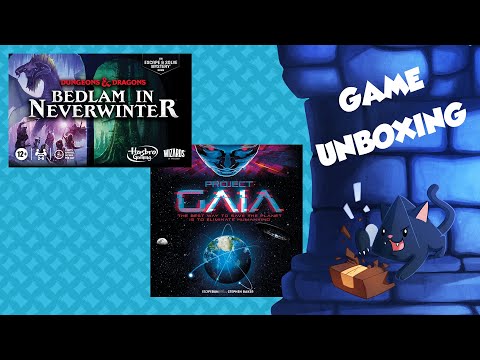 Unboxing - Project Gaia and Bedlam in Neverwinter