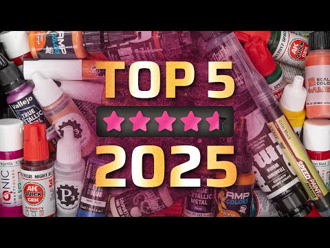 The TOP 5 best miniature paints of 2025 (and a recap of the rest...)
