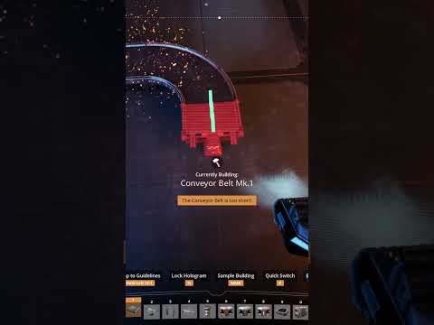 How to Achieve the Perfect 90 Degree Belt Turn in Satisfactory #shorts