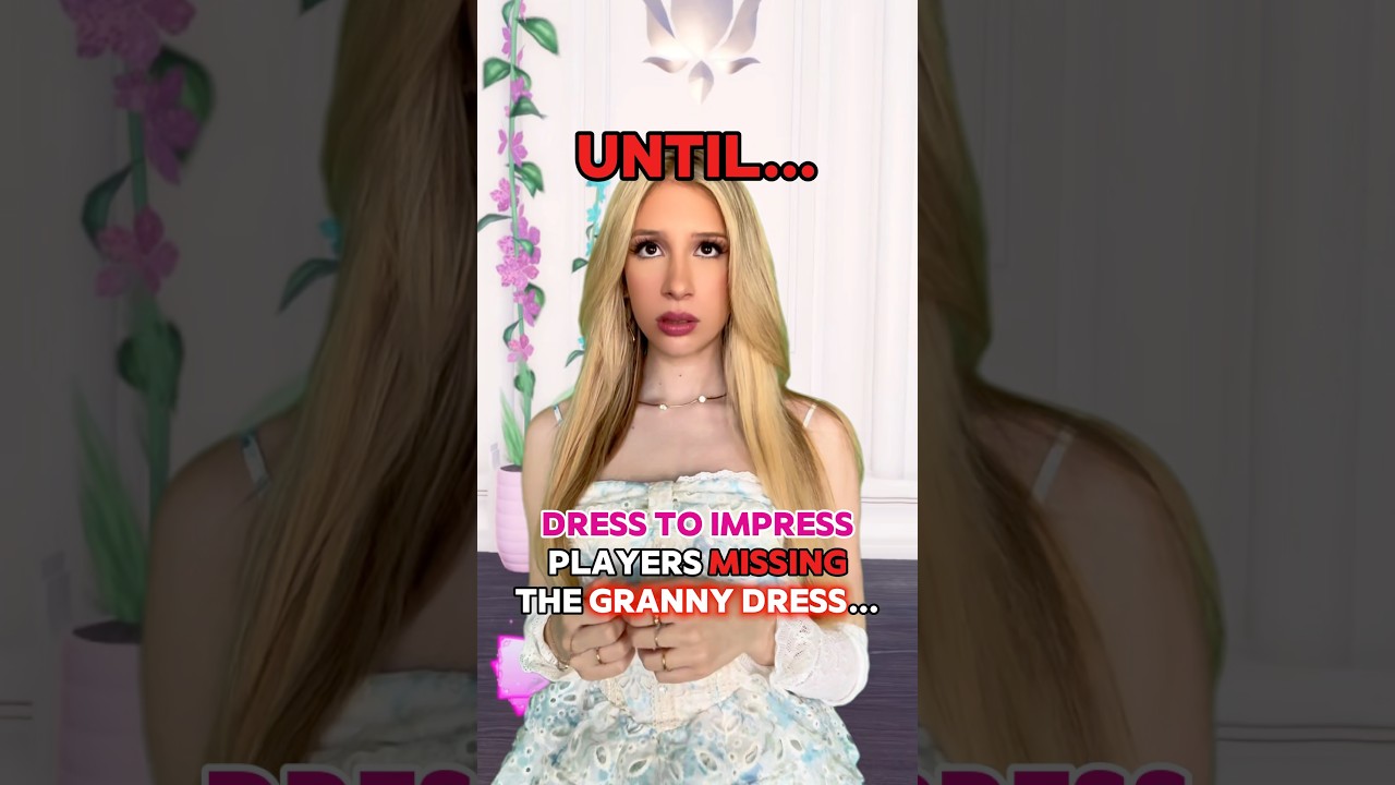 The DRESS TO IMPRESS “GRANNY” DRESS is BACK For a LIMITED TIME!!😱