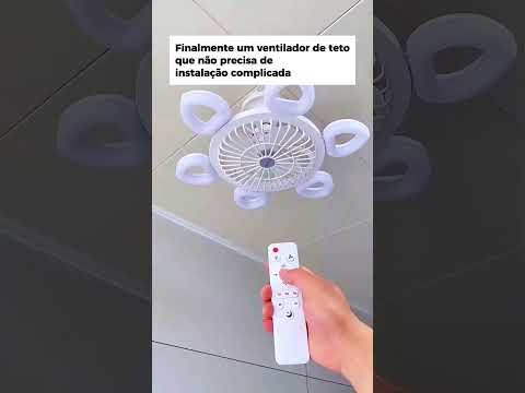 Ventilador que ENROSCA na Lâmpada 💡