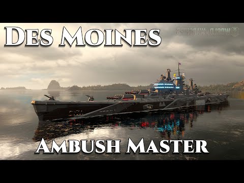 World of Warships: Des Moines - Ambush Master