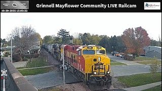 Grinnell Mayflower Community Live Railcam - Grinnell, IA #SteelHighway