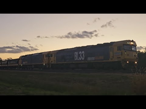 7733V/7937V PN empty grain (BL33, BL31), Geelong to Ouyen, 2105, 28/12/24, North Ararat VIC