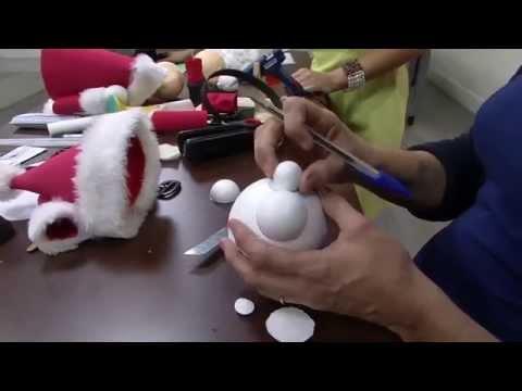 Mulher.com 05/11/2014 - Papai Noel em EVA por Rosemary Ansante - Parte 2