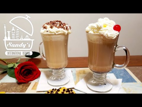 Amaretto café CON y SIN alcohol │ Make amaretto coffee│Sandy's International Recipes
