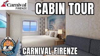 2 Showers In A Cruise Ship Cabin?! 😲🚿🚿 Carnival Firenze Oceanview Cabin Tour # 1416 | September 2025