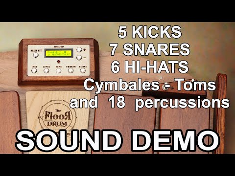 THE SOUNDS OF THE FLOORDRUM -  DEMO OF ALL THE INTEGRATED SAMPLES OF THIS AMAZING FOOT DRUM