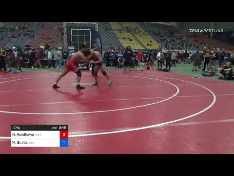 97 Kg Rr Rnd 2 - Nishan Randhawa, Panther Wrestling Club RTC Vs Morgan Smith, Ohio Regional Traini