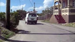 preview picture of video 'Barbados Bicycle cam # 24 [Rock Hall/Freedom monument]'