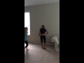 Gymnastics Routine And Wall Handstans With Bella And Lauren