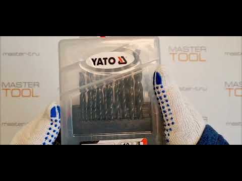 Набор сверел по металлу HSS 19 шт. 1-10 мм YATO (YT-4462) Набор сверел по металлу HSS 19 шт. 1-10 мм YATO (YT-4462)