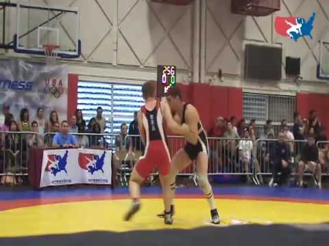 FILA Junior Greco-Roman Final 74kg Match 2- Alec Ortiz vs. Josh Castellano