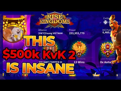 A Look Inside THIS $500k KVK 2 Account! SuperCow Account Review! Rise of Kingdoms