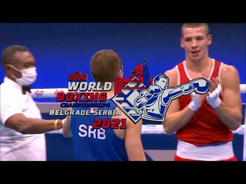 80kg - NIKOLOV Kristiyan (BUL) vs MIRONCHIKOV Vladimir (SRB) -Svetsko prvenstvo u boksu Beograd 2021