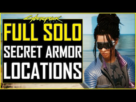 Cyberpunk 2077 How to get FULL Secret Solo Clothing Set - All Legendary Armor Locations