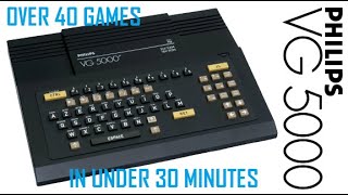 Over 40 Philips VG5000 Games In Under 30 Minutes