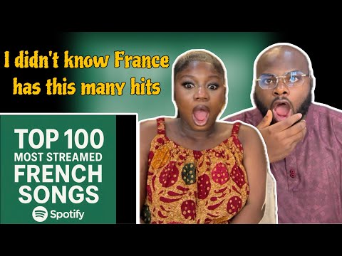Reaction to TOP 100 MOST STREAMED FRENCH SONG ON SPOTIFY (APRIL 2025)🇫🇷