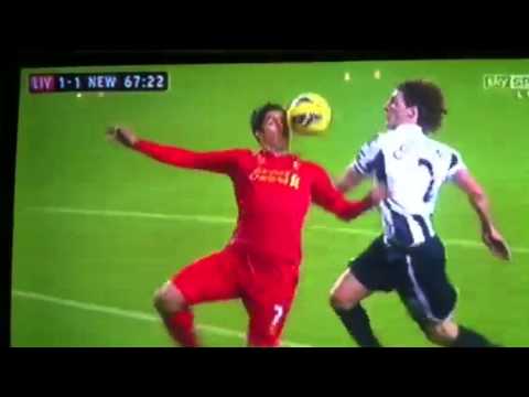 Luis Suarez v Newcastle (1-1) 04/11/2012