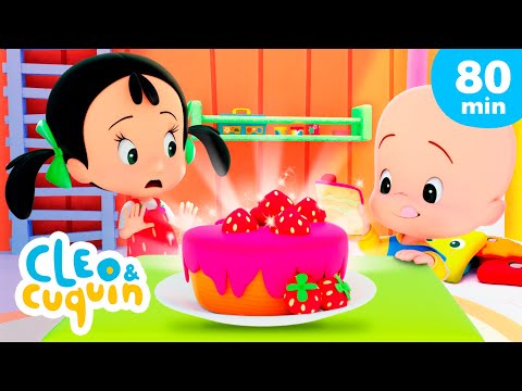 Baby baby Yes Cuquin 🍭 and more Nursery Rhymes by Cleo and Cuquin | Children Songs