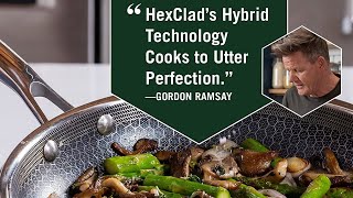 HexClad 6 Piece Hybrid Stainless Steel Pan Set | Cookware Game Changer