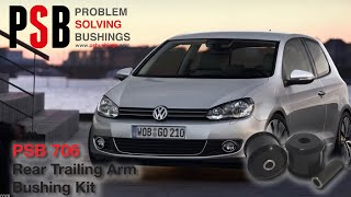 VW Golf MK5/MK6 / Jetta MK5 / Audi TT/A3 Rear Trailing Arm Bushing Installation - PSB 706
